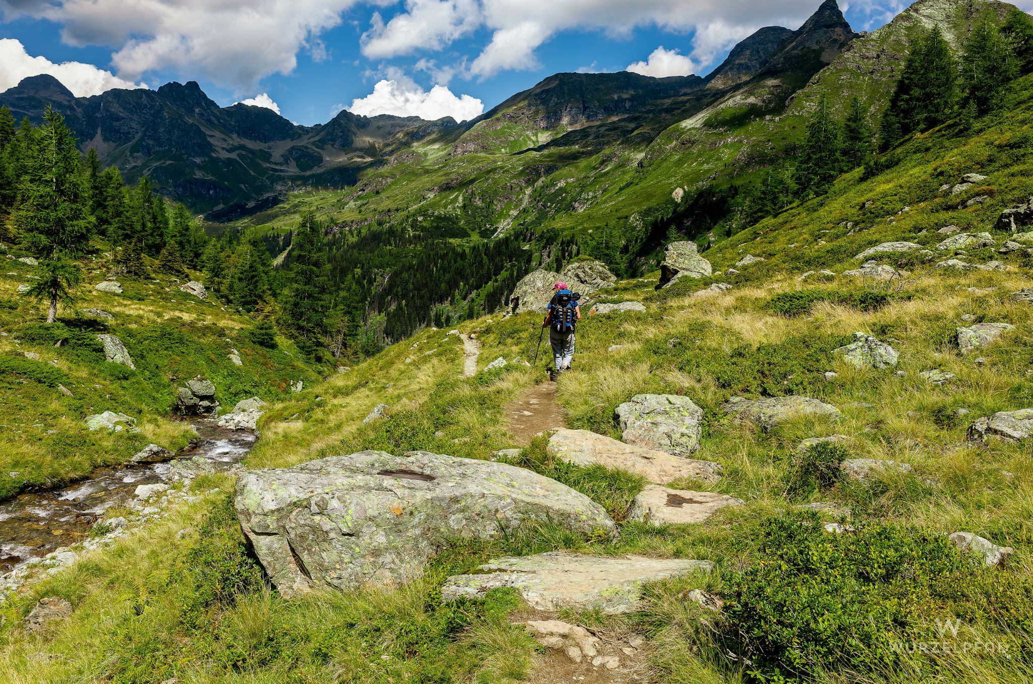 Oberhalb der Preintaler Hütte